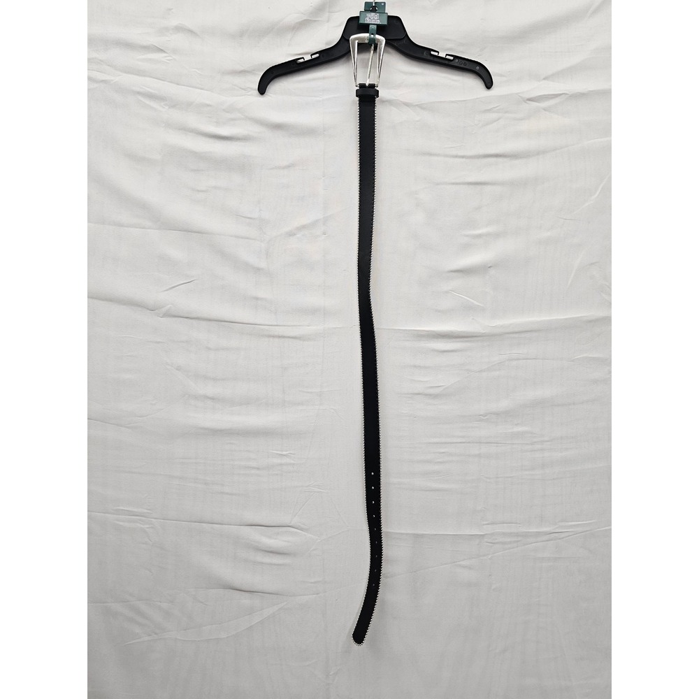 Target Womens Ball Chain Trim Faux Leather Casual Belt Black Sizeβ Medium